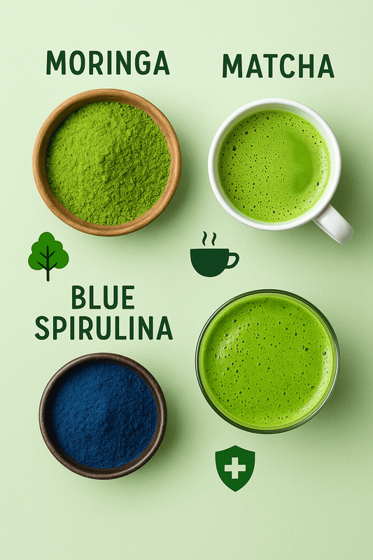 Укрепване на имунитета с моринга, матча и синя спирулина 🌱💪 - Your Daily Superdrink