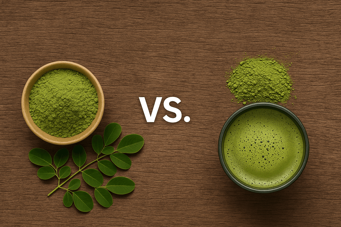 Моринга vs. Матча: Коя зелена суперхрана е по-подходяща за теб? 🌿🍵 - Your Daily Superdrink